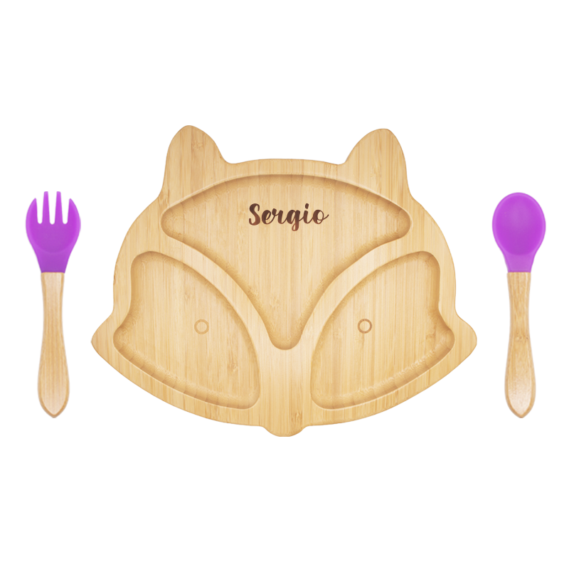 Platos Bebe Platos De Bambú Para Bebés Bamboo Bamboo Pack De